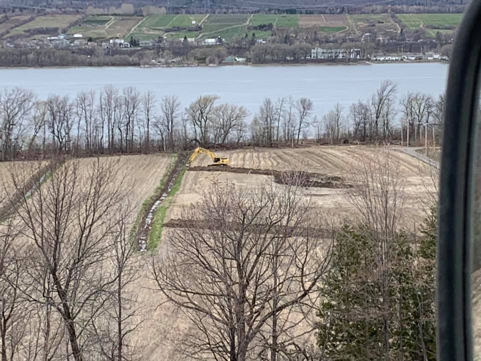 Travaux de drainage agricole